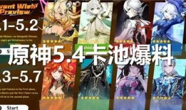 原神4.2卡池最新爆料,新角色与限定武器，惊喜连连！